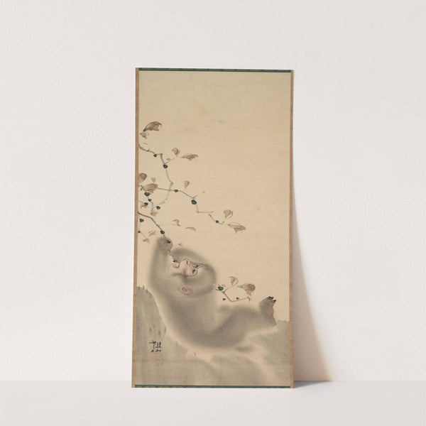 Monkey Hanging on to a Branch by Mori Sosen