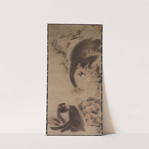 Monkeys (c. 1800) by Gyokutei Katsu