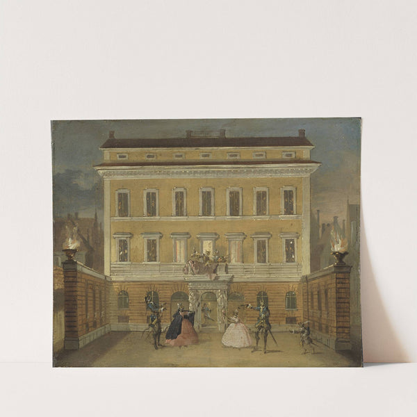 Monkeys Acting in front of the Governor's House, Stockholm by Johan Pasch the elder