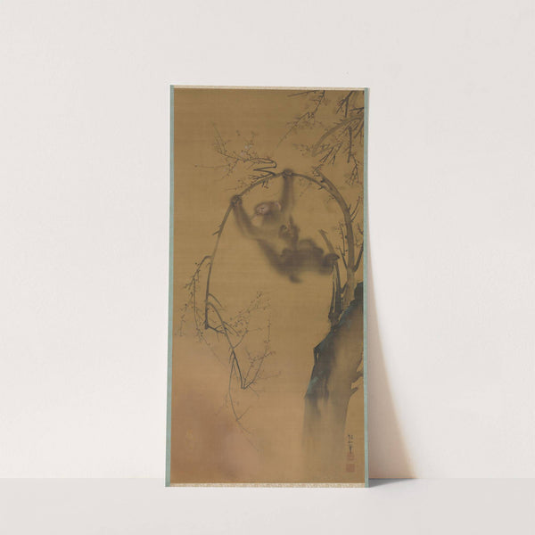 Monkeys in a Cherry Tree (c. 1800–1821) by Mori Sosen