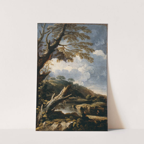 Monks Fishing by Salvator Rosa