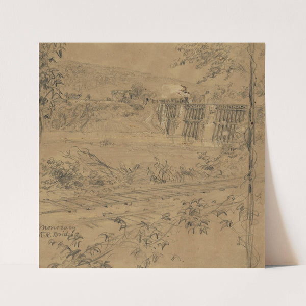 Monocacy R.R. Bridge (1863) by Alfred Rudolph Waud