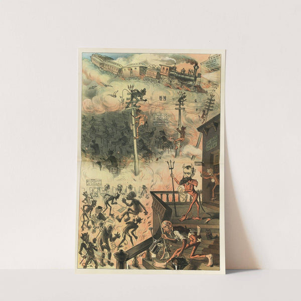 Monopoly in Hades-How the place will be run, two years after Jay Gould's arrival by Frederick Burr Opper