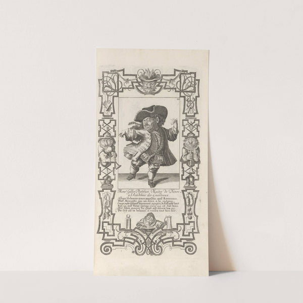 Mons.r Gilles Platfues, Maitre de Danse a l’Academie des Lourdeaux, Pl. 22 (1710-1719) by Elias Baeck