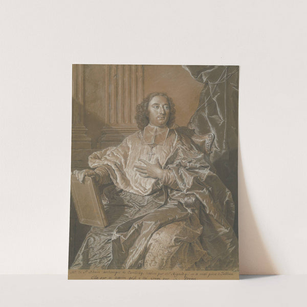 Monseigneur Charles de Saint-Albin, Archbishop of Cambrai (1740) by Hyacinthe Rigaud