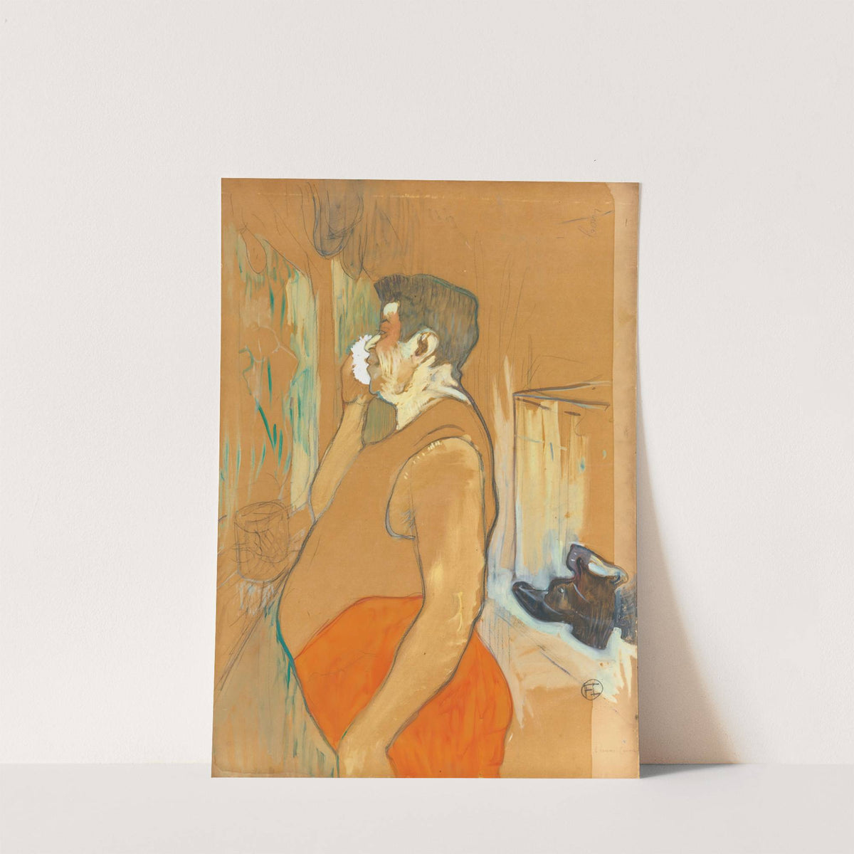 Monsieur Caudieux, Acteur De Café Concert by Henri de Toulouse-Lautrec