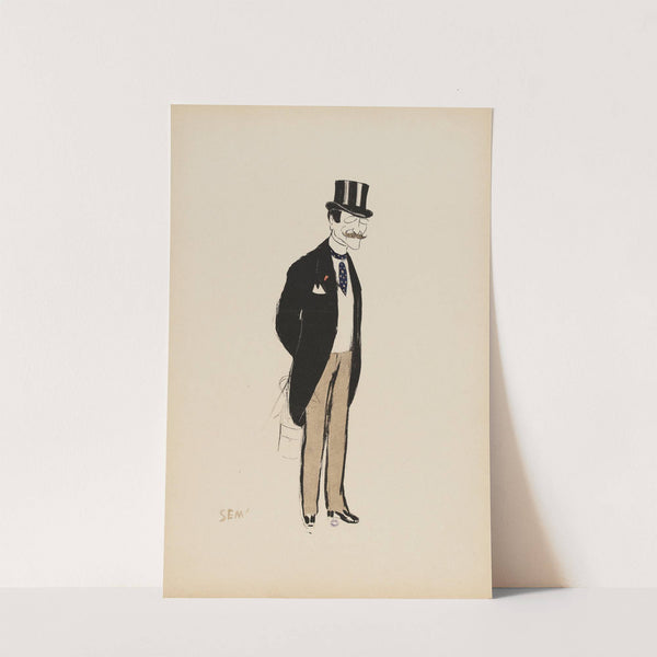 Monsieur Edmond Veil-Picard (1900) by Georges Goursat (Sem)