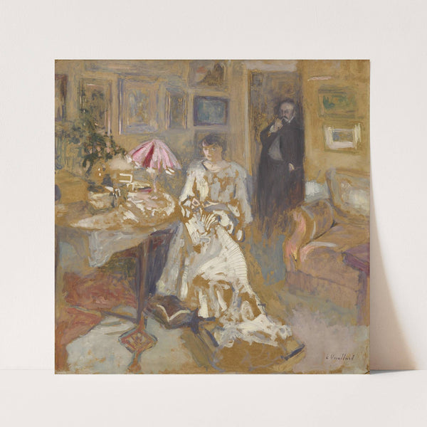 Monsieur et Madame Jos Hessel, rue de Rivoli by Édouard Vuillard