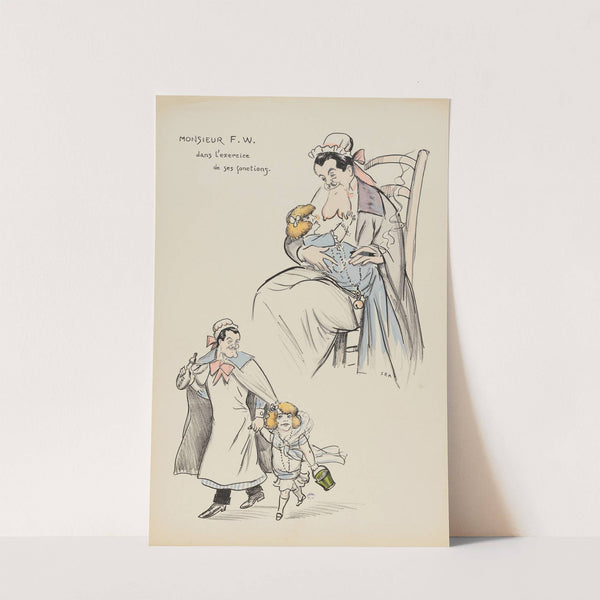 Monsieur F. W. dans l’exercice de ses fonctions (1900-1934) by Georges Goursat (Sem)