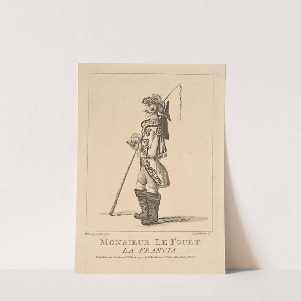 Monsieur le fouet, la Francia. (1772) by Henry William Bunbury