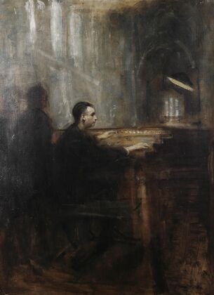 Monsieur Marcel Dupré At The Organ Of Notre Dame — size preview