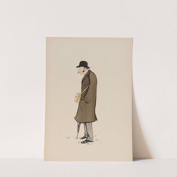 Monsieur Vallon, entraîneur à Chantilly (1900) by Georges Goursat (Sem)