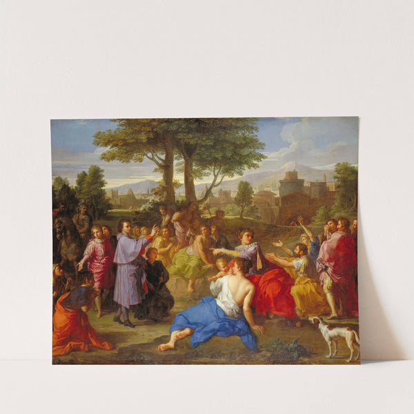 Monsignor Zondadari Blessing the Spanish by Placido Costanzi