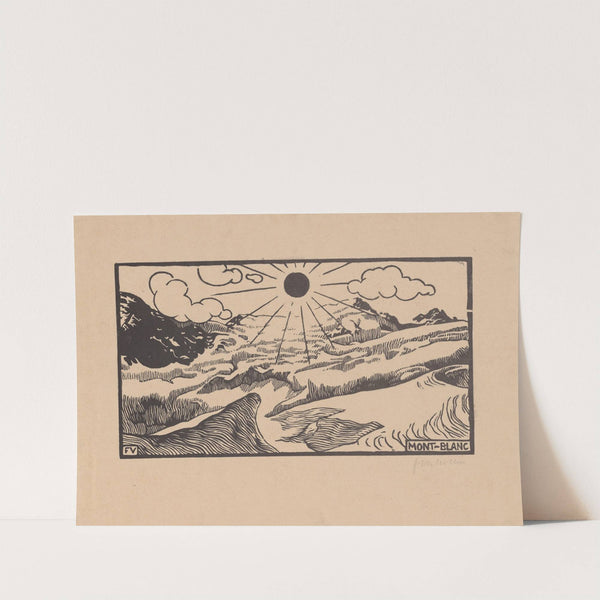 Mont-Blanc (1892) by Félix Vallotton