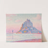 Mont Saint-Michel, Setting Sun by Paul Signac