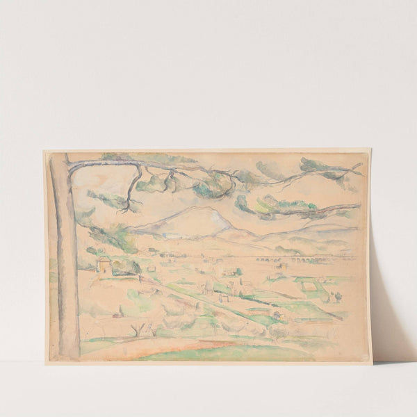 Montagne Saint-Victoire (The Arc Valley) (c. 1885) by Paul Cézanne