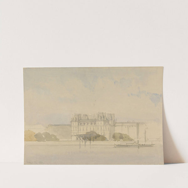 Montague House, Whitehall (1862) by David Roberts