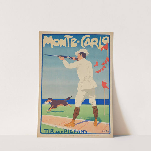 Monte-Carlo – Tir aux pigeons (circa 1905) by Jules-Alexandre Grün