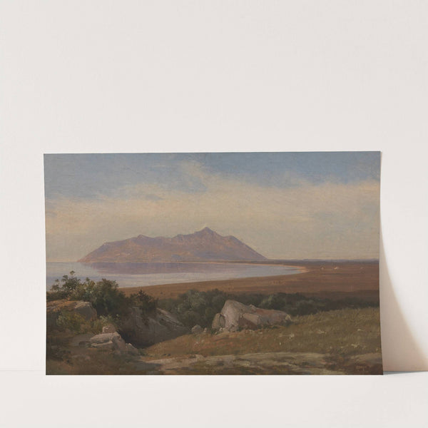 Monte Circeo Seen from the District of Terracina by Jørgen Sonne