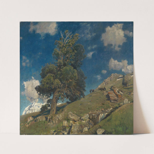 Monte Rosa und Arven (1919) by Eugen Bracht