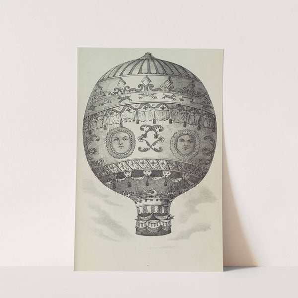 Montgolfier’s balloon (1850) by P.S. Duval & Son.