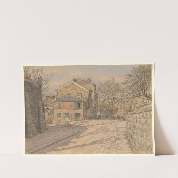 Montmartre (angle de la rue des Saules et de la rue de l’Abreuvoir) (1921) by Henri Rivière