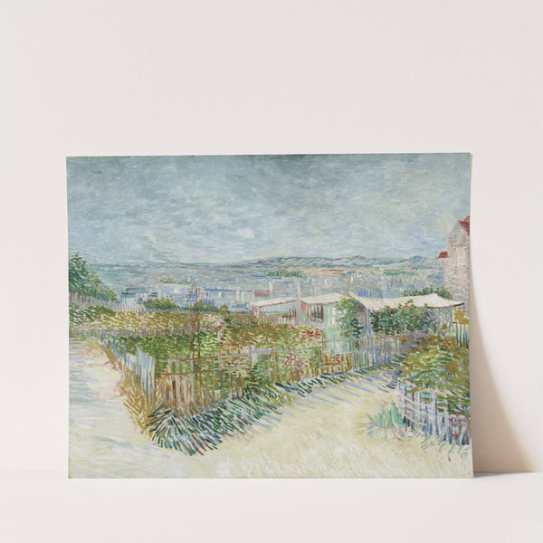 Montmartre; behind the Moulin de la Galette (1887) by Vincent van Gogh