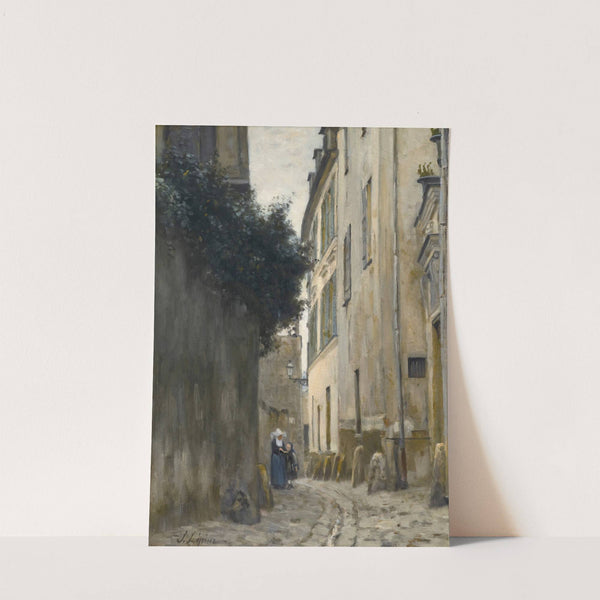 Montmartre. La Rue Saint-Vincent by Stanislas Lépine