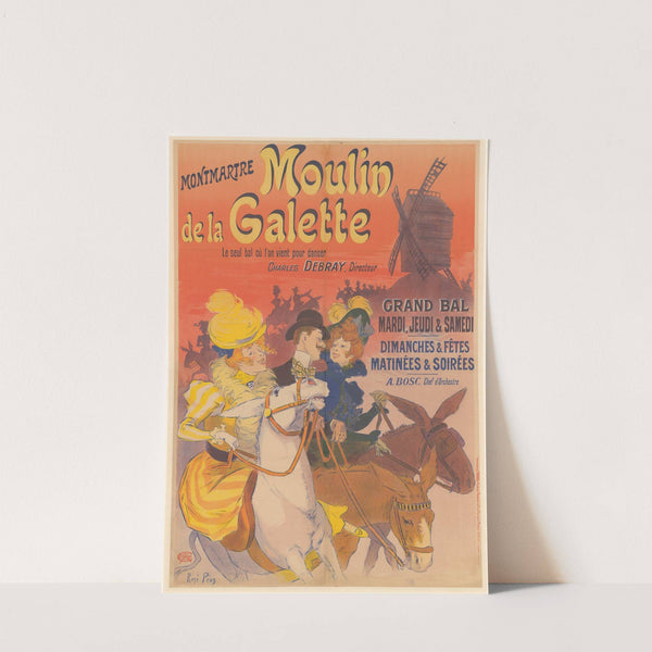 Montmartre. Moulin de la Galette (1898) by René Péan