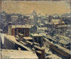 Montmartre sous la neige (emplacement du nouvel hippodrome)