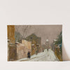Montmatre en hiver by Elie Anatole Pavil