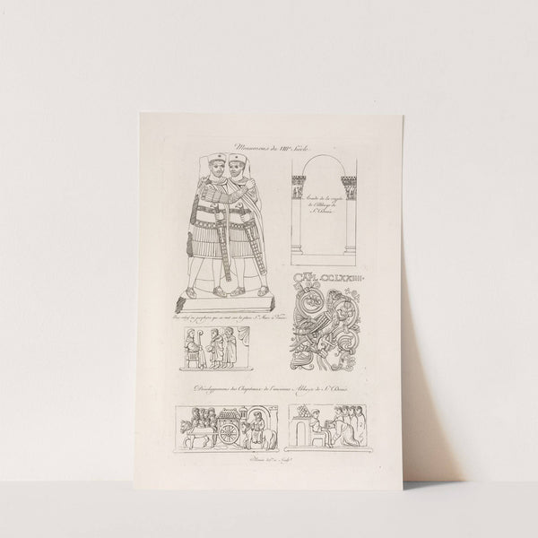 Monumens du VIIIe. siècle. by Nicolas Xavier Willemin