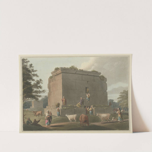 Monument between Tripoli and Tortosa by Luigi Mayer