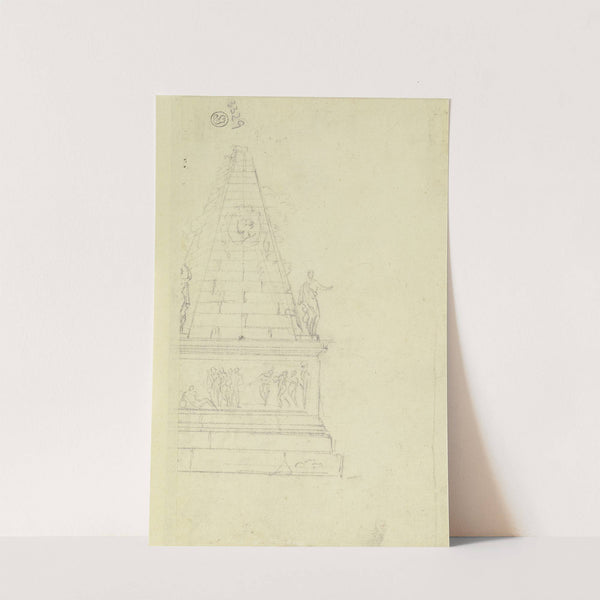 Monument mit figürlichem Schmuck by Jean-Baptiste Lallemand