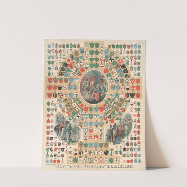 Monument to Brian Boroimhe (1880) by Strobridge & Co. Lith.