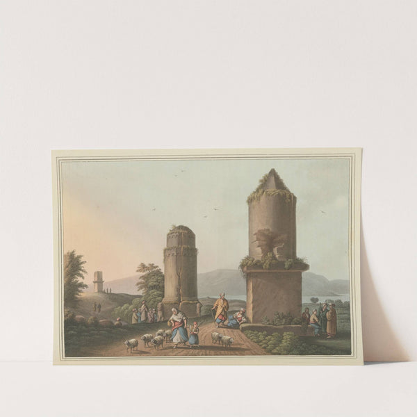 Monuments near Tortosa, Plate II by Luigi Mayer