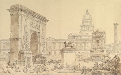 Monuments of Paris (18th century)