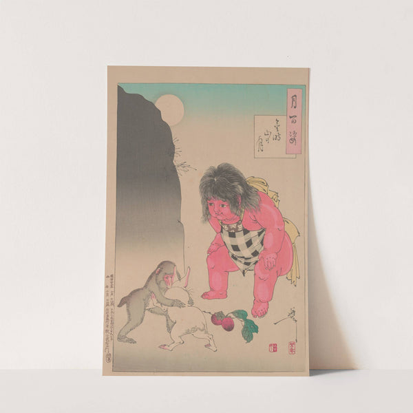 Moon of Kintoki's mountain (Kintokiyama no tsuki) by Tsukioka Yoshitoshi