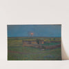 Moon Rising on Öland by Nils Kreuger