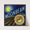 Moonbeam Brand Citrus Label (1940s)