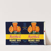 Moonkist Orange Juice Can Label (1930-1950)