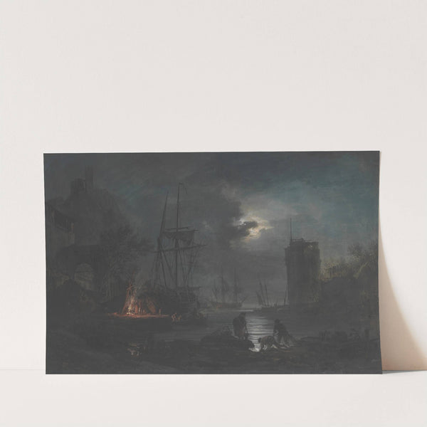 Moonlight by Claude-Joseph Vernet
