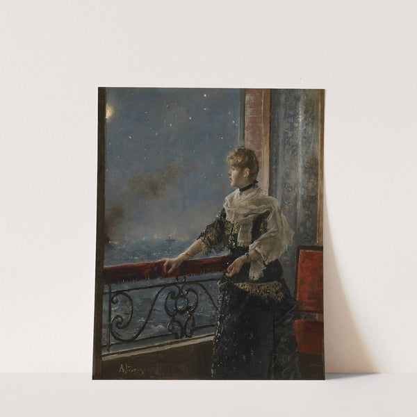 Moonlight (Au clair de la lune) (C. 1885) by Alfred Stevens