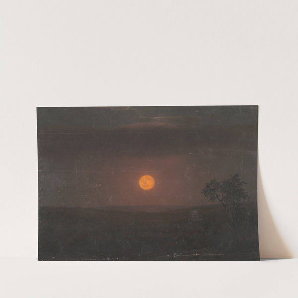Moonlight, Church’s farm (ca. 1865) by Frederic Edwin Church