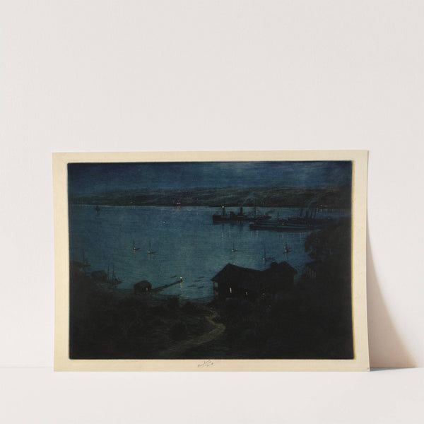 Moonlight–Hudson River by Charles Frederick William Mielatz