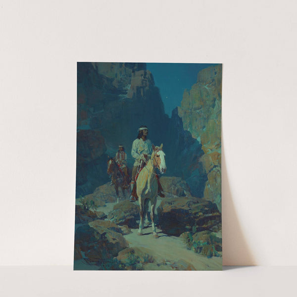 Moonlight in the Canyon (1928) by Frank Tenney Johnson