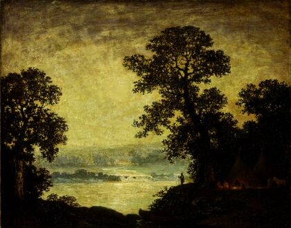 Moonlight, Indian Encampment