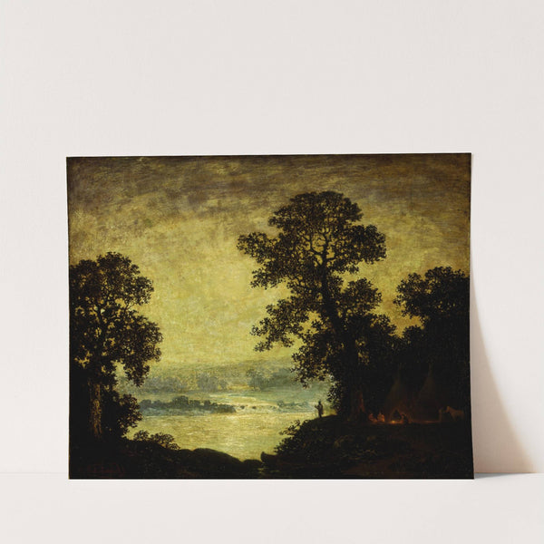 Moonlight, Indian Encampment by Ralph Albert Blakelock