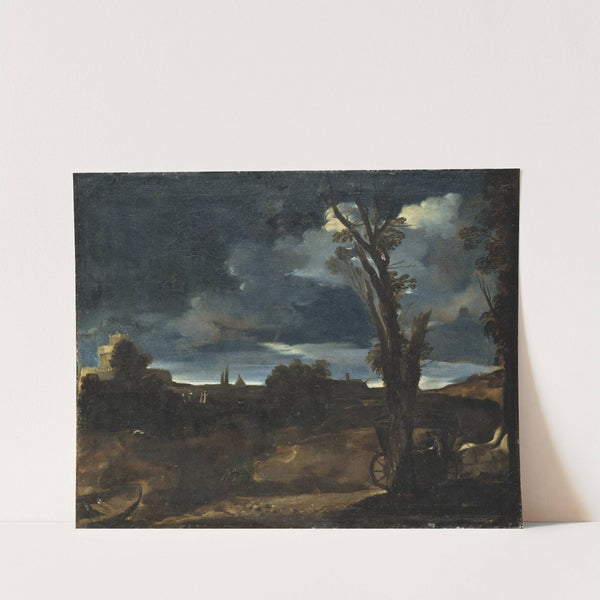 Moonlight Landscape by Guercino
