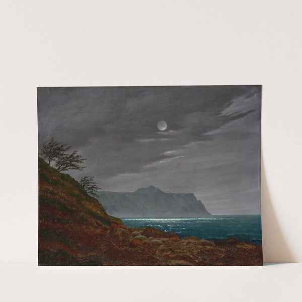 Moonlight night on Rügen by Johann Friedrich Boeck